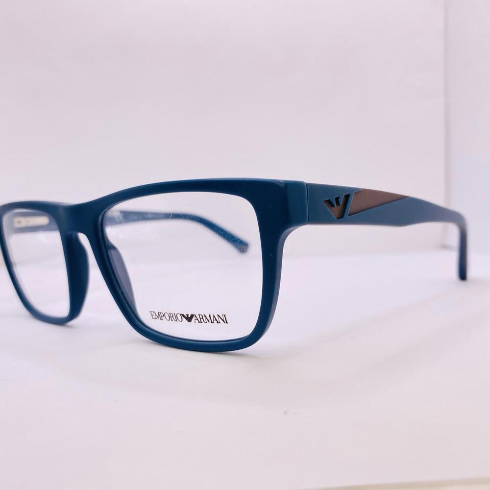 Emporio Armani Eyeglasses Frames EA 3080 5508 53 [] 18 140 Matte Blue Grey